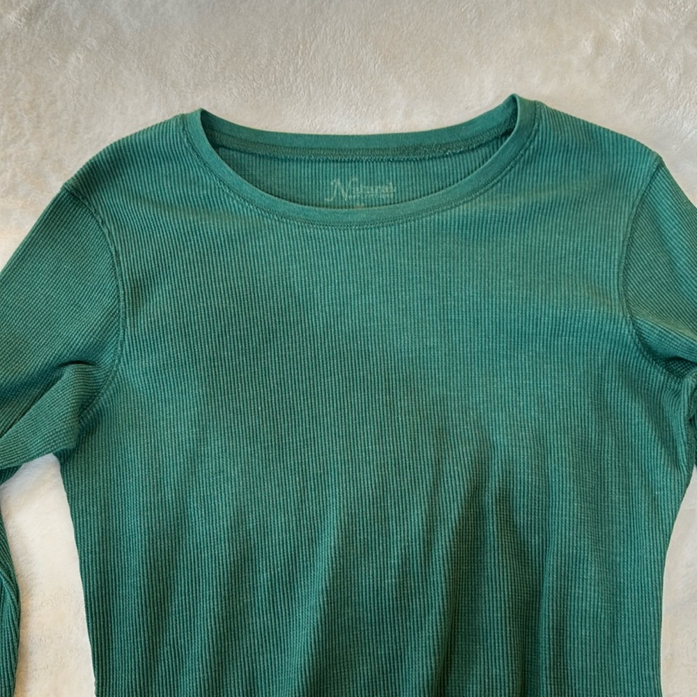 thermal green long sleeve